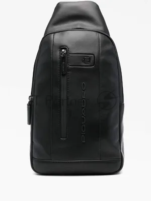 Рюкзак слинг мужской Piquadro Urban CA6540UB00/N, кожа, черный