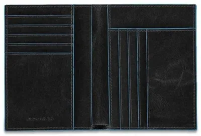 Кошелек мужской Piquadro Blue Square PU1393B2/N, натур.кожа, черный
