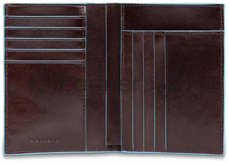 Кошелек мужской Piquadro Blue Square PU1393B2/MO, натур.кожа, красное дерево