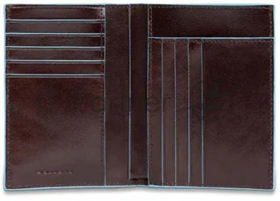 Кошелек мужской Piquadro Blue Square PU1393B2/MO, натур.кожа, красное дерево