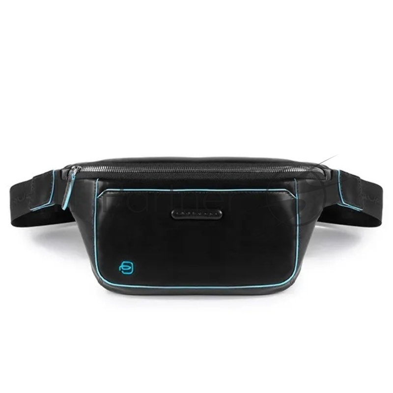 Сумка на пояс мужская Piquadro Blue Square CA2174B2/N, натур.кожа, черный