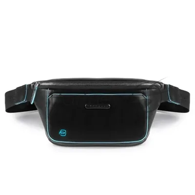Сумка на пояс мужская Piquadro Blue Square CA2174B2/N, натур.кожа, черный