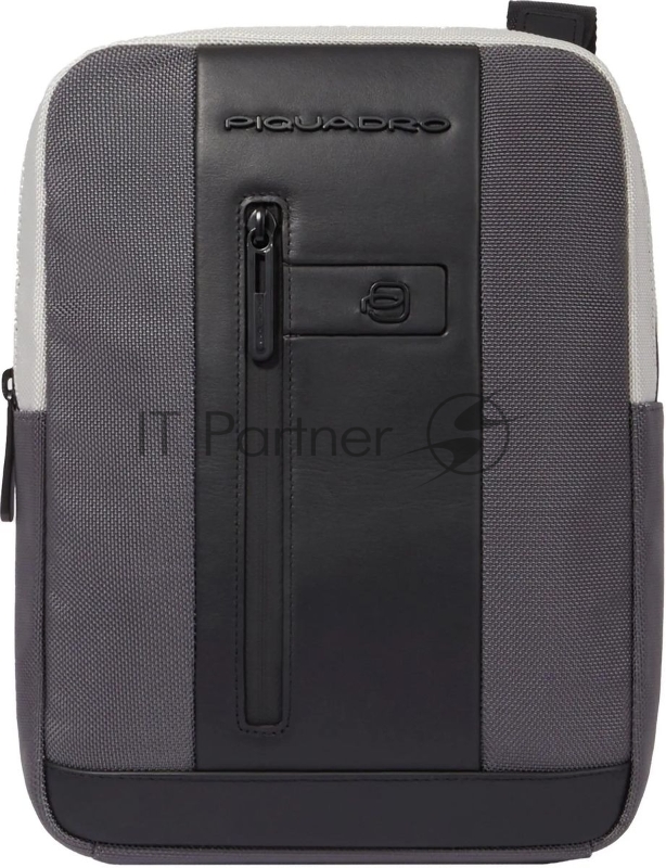 Сумка Piquadro Brief2 Special CA1816BR2S/GRN, нейлон/натур.кожа, серый/черный
