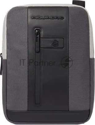 Сумка Piquadro Brief2 Special CA1816BR2S/GRN, нейлон/натур.кожа, серый/черный