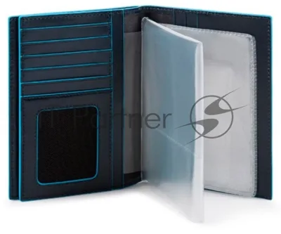 Обложка для документов Piquadro Blue Square PP5246B2R/BLU2 синий натур.кожа