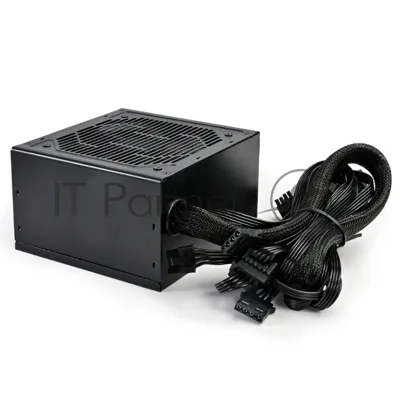 Блок питания PCCOOLER, 750W 80 PLUS (ATX, ATX 2.4, Non-modular, 1x24(20+4)pin 550мм, 1xCPU*2 8(4+4)pin 610+150мм, 3xPCIe 8(6+2)pin 510мм, 2xSATA*3+MOLEX4pin*1 450+150+150+150мм, Active, 120x120мм, 140x150x86мм, APFC, OVP, SCP, OPP (140-160%, 2ms delay))