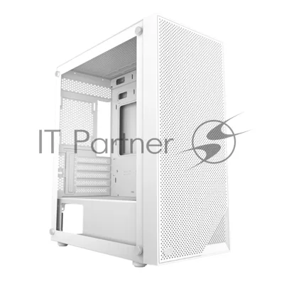Компьютерный корпус без блока питания PCCOOLER C3B310 WH, Mesh Mid Tower, White, TG, 0.4 SPCC, no fans mATX, mITX 160/340/170мм 1x2.5", 2x3.5", 5xPCI 2xUSB-A 2.0, 1xUSB-A 3.0 386x200x440mm