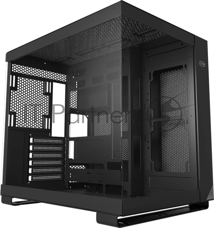 Компьютерный корпус без блока питания PCCOOLER C3 T500 BK, Panoramic Mid Tower, Black, TG, 0.7 SPCC, no fans ATX, mATX, mITX 175/400/200мм 1x2.5", 2x3.5", 6xPCI 1xUSB-C 3.1, 2xUSB-A 3.0 415x295x368mm