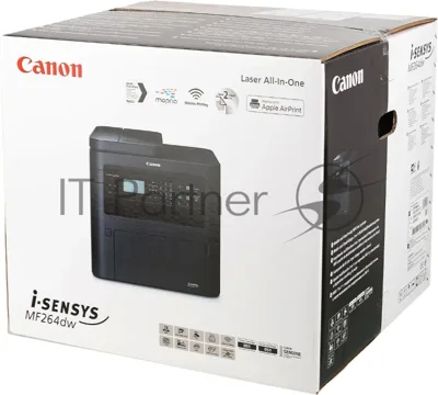 МФУ лазерное Canon imageCLASS MF264dw II (5938C019), A4, ч/б, печ. до 28 стр/мин., скан. до 20 стр/мин., 1200 x 1200 dpi (печ.), 600x600 dpi (скан.), Ethernet (RJ-45), USB, Wi-Fi