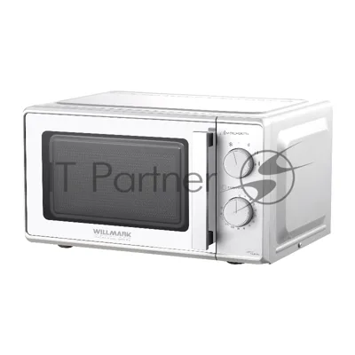 Микроволновая печь Willmark WMO-203GMW белый, 20 л, 700 Вт, переключатели - поворотный механизм