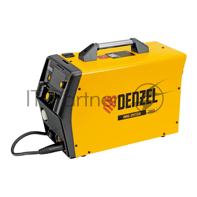 Аппарат инвертор. полуавтомат. cварки Denzel IMIG-205SDR, 200 А, ПВ 60%, катушка 5 кг