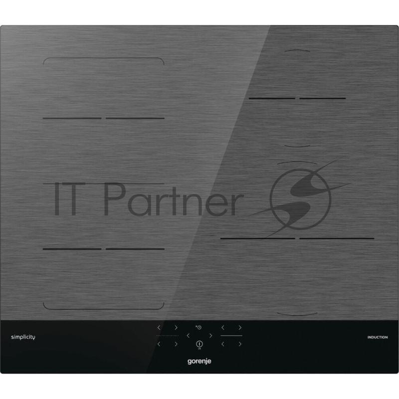 Индукционная варочная поверхность Gorenje GI6421SYB, 4 конфорки, с зоной расширения, стеклокерамика, 7200 Вт