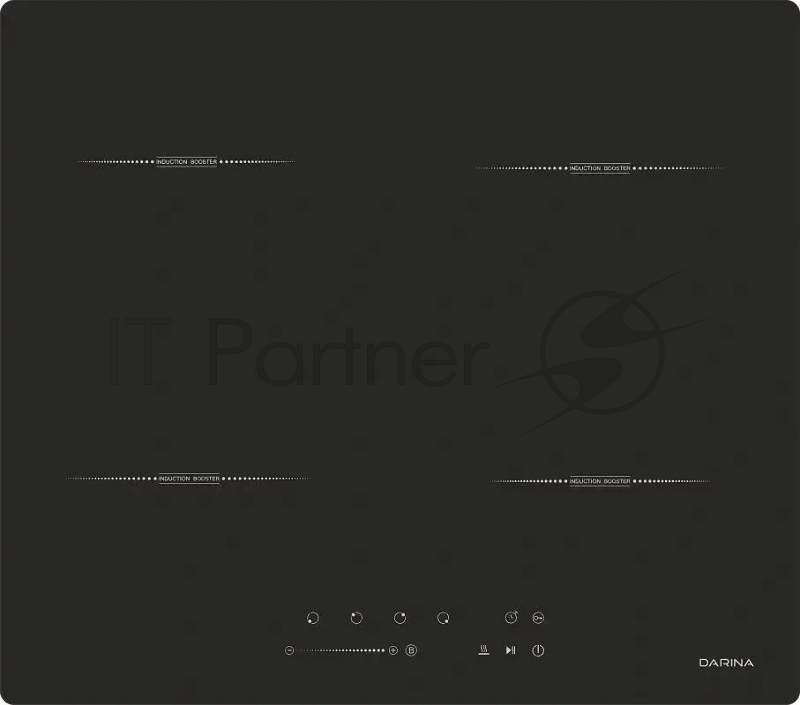 Индукционная варочная поверхность Darina 6Р EI303 B, 4 конфорки, стеклокерамика, 7600 Вт