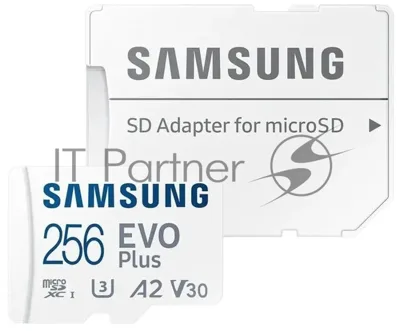 Флеш карта microSDXC 256Gb Samsung MB-MC256SA EVO Plus + adapter