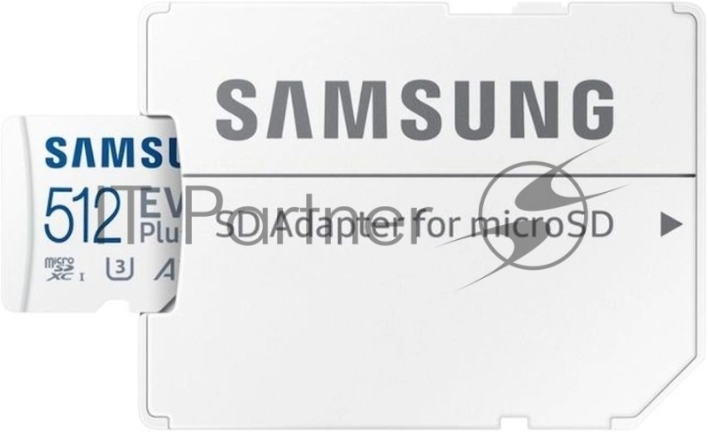 Флеш карта microSDXC 512Gb Samsung MB-MC512SA/EU EVO Plus + adapter