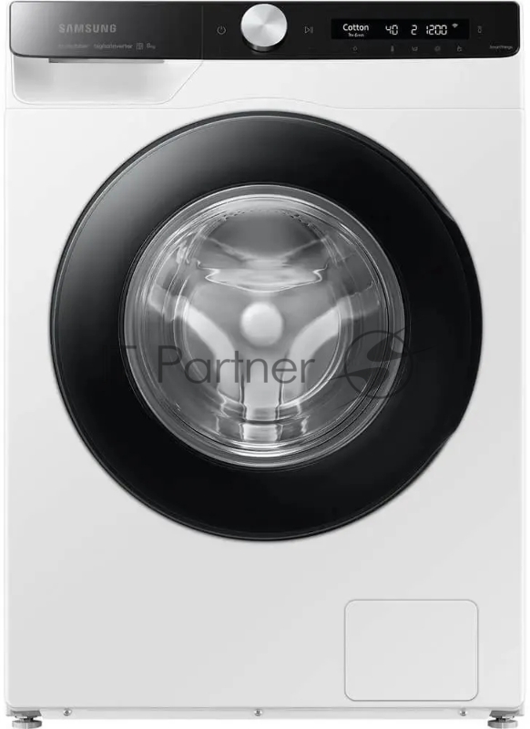 Стиральная машина Samsung WW80AG6S28AELP белый, загрузка фронтальная 8 кг, 1200 об/мин, класс: A+++