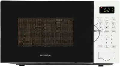 Микроволновая печь Hyundai HYM-D2077 белый, 20 л, 700 Вт, переключатели - сенсор