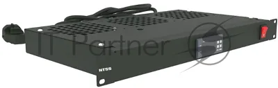 Модуль вентиляторный NTSS (NTSS-FAN3/19T-BL) 3 вент. с термостатом с контроллером черный