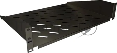 Полка стационарная NTSS NTSS-FF-350-BL 2U нагр.:20кг. 19" 350мм черный