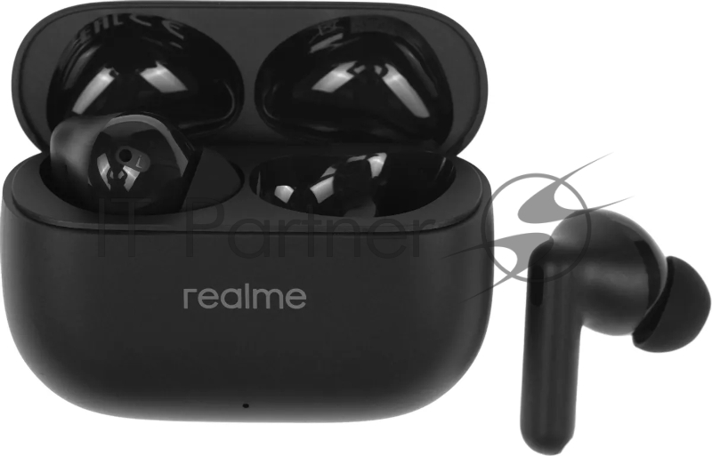 Наушники TWS Realme Buds T310 черный, внутриканальные, Bluetooth, активное шумоподавление, до 40 ч