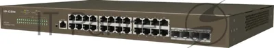 Коммутатор IP-COM G5328F, 24×1 Гбит/с + 4×1 Гбит/с SFP, управляемый