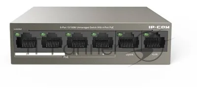 Коммутатор IP-COM F1106P-4-63W, 6×100 Мбит/с, неуправляемый
