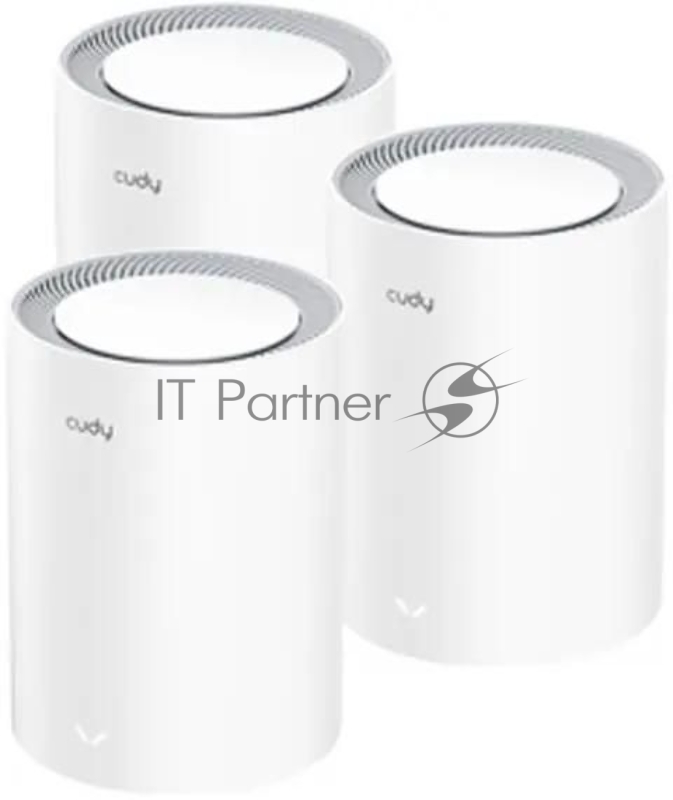 Бесшовный Mesh роутер Cudy M1800(3-Pack) AX1800 10/100/1000BASE-TX белый (упак.:3шт)