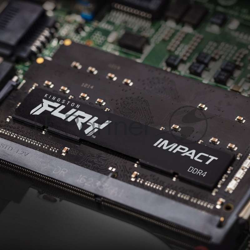 Оперативная память Kingston Fury Impact, DDR5, 32GB (2x16GB), 6000MHz, CL38, SO-DIMM