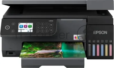 МФУ струйное Epson EcoTank L8100 (C11CK94***), A4, цветной, печ. до 8 стр/мин., 5760 x 1440 dpi (печ.), 1200x4800dpi (скан.), USB, Wi-Fi