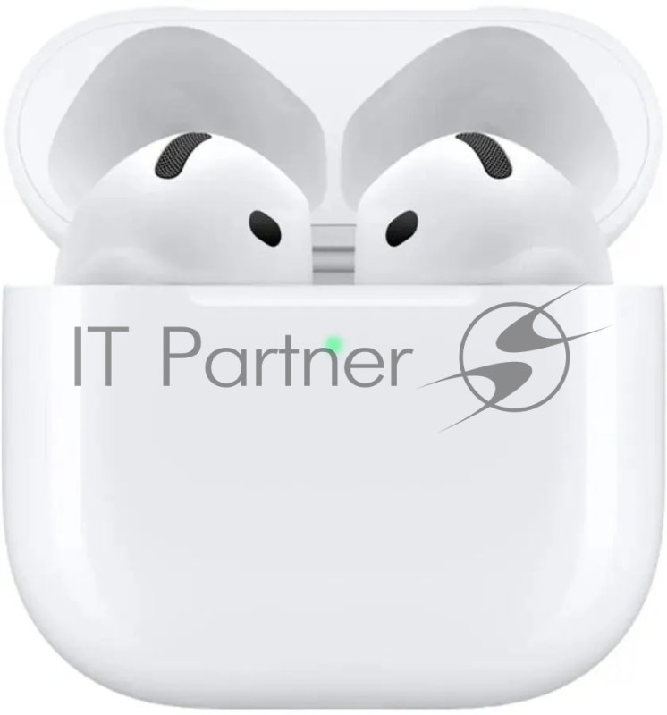Наушники TWS Apple AirPods 4 (A3050/A3053/A3058) белый, вкладыши, Bluetooth, до 5 ч