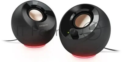 Колонки Creative Pebble SE чёрный, 2.0, 4.4 Вт, AUX