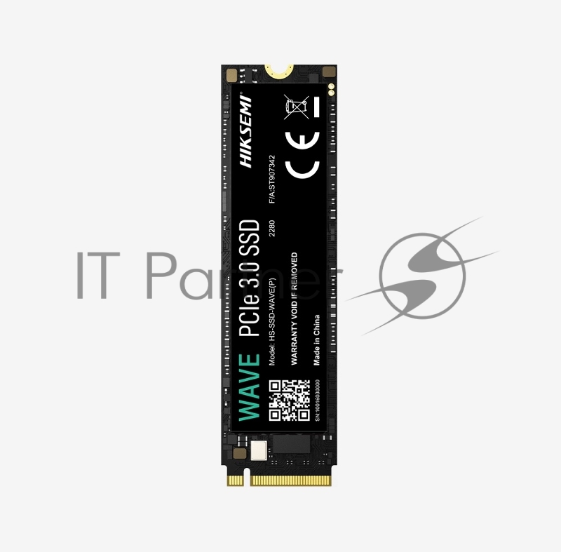 Накопитель SSD HIKSEMI WAVE(P), 256 Gb, PCIe 3.0 x4, M.2 2280, NVMe, R/W 2280/1800