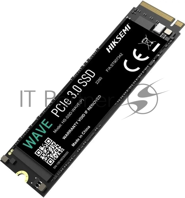 Накопитель SSD M.2 HIKSEMI 512Gb HS-SSD-WAVE(P) 512G (PCI-E 3.0 x4, up to 2500/1025MBs, 3D NAND, 120TbW)