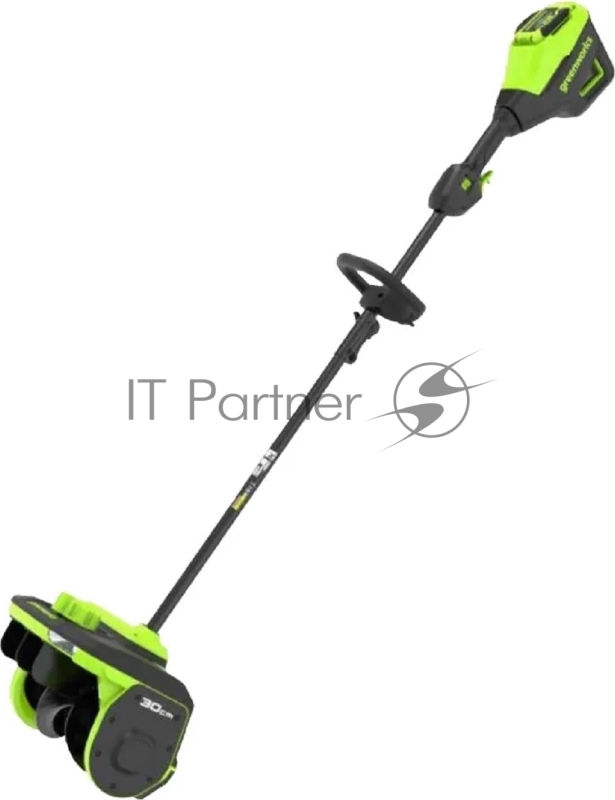 Снегоуборщик аккумуляторный Greenworks GD60SS2 60V, 30 см, с регулируемым направлением выброса, бесщеточный, c 1хАКБ 5Ач и ЗУ 2603207UG