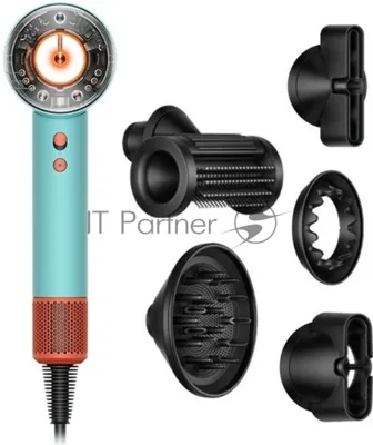 Фен Dyson HD16 Supersonic Nural Ceramic патина/топаз, 1600 Вт, компактный, ионизация