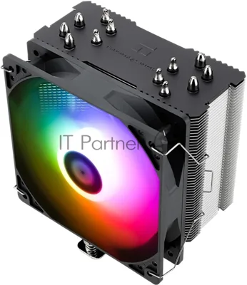 Кулер для процессора Thermalright Burst Assasin 120 ARGb (4-pin PWM, 154мм, Ni/CU, 6x6мм, ARGb, 1x120мм, 66.17CFM, 25.6dBA, 1550RPM, S: 1700, 1200, 115X, AM5, AM4)