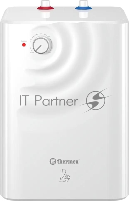 Водонагреватель электрический Thermex Day 15 U белый, накопительный, 15 л, 2 кВт, настенный, универсальная ориентация, компактный корпус, бак из нержавеющей стали, для установки над/под раковиной