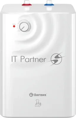 Водонагреватель электрический Thermex Day 15 U белый, накопительный, 15 л, 2 кВт, настенный, универсальная ориентация, компактный корпус, бак из нержавеющей стали, для установки над/под раковиной