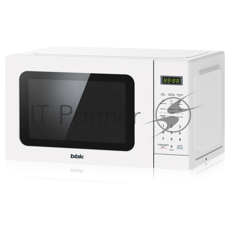 Микроволновая печь BBK 20MWS-767S/W белый, 20 л, 700 Вт, переключатели - сенсор