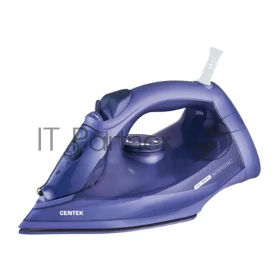 Утюг Centek CT-3300 фиолетовый, 2800 Вт, 60 г/мин, 190 г/мин, 600 мл