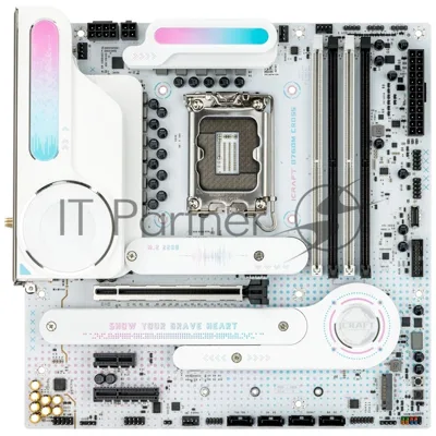 Материнская плата Maxsun iCraft B760M Cross, LGA 1700, Intel B760, 4xDDR5, 4xSATA, 1xM.2, 1xPCIe 5.0 x16, HDMI, DisplayPort, 2xUSB Type-C, 1x2.5Gb LAN, 7.1, microATX
