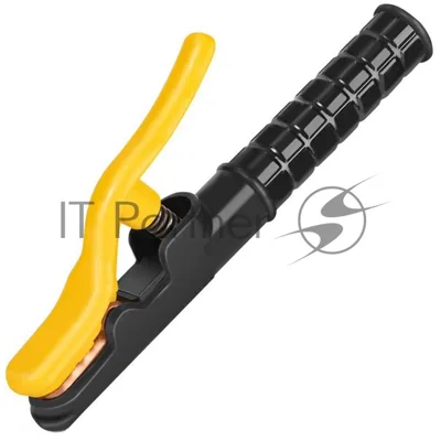 Сварочное оборудование Deli Электрододержатель Deli DL23500A 500гр, макс. сила тока 500A, длина 295мм, диаметр электрода 6,3-10мм, площадь поперечного сечения кабеля 70-95 кв.мм