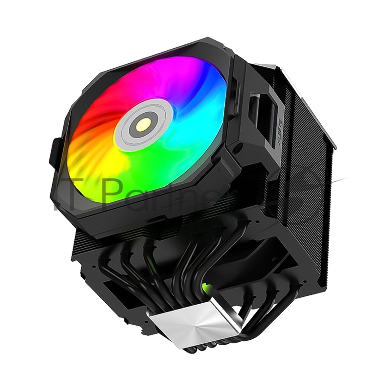 Кулер для процессора Alseye i600-B черный, 120 мм, алюминий/медь, 2300 об/мин, 37.8 дБ, 4 pin, 265 Вт, 160 мм