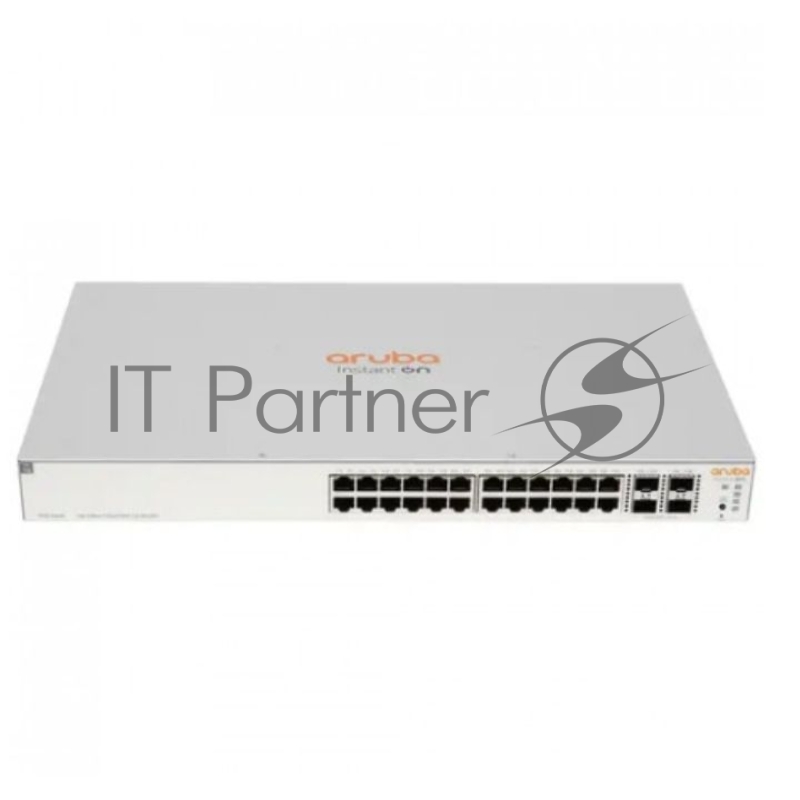 Коммутатор HPE Instant On 1930 JL683B, 24×1 Гбит/с PoE+ + 4×10 Гбит/с SFP+, настраиваемый