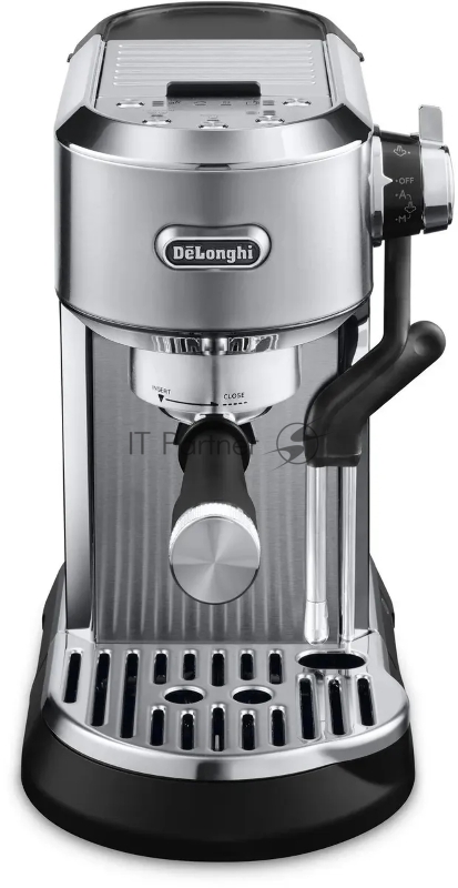 Кофеварка рожковая DeLonghi EC950.M (0132106249) серебристый, исп. кофе - молотый/чалды, 1.6 л, 1450 Вт, 15 бар