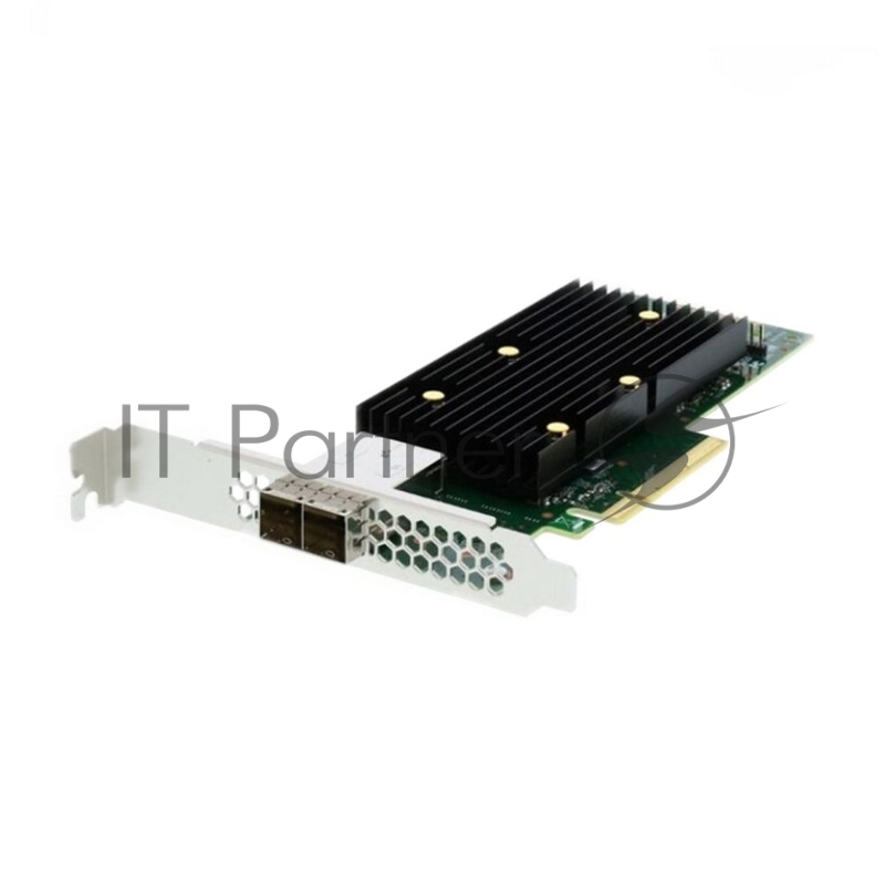 HBA-адаптер Broadcom SAS 9400-8e SGL (05-50013-01/03-50013-16008) PCIe 3.1 x8 LP, Tri-Mode SAS/SATA/NVMe 12G HBA, 8port(2*ext SFF8644), 3408 IOC