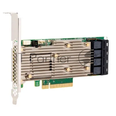 RAID-контроллер Broadcom MegaRAID 9460-16I SGL (05-50011-00/03-50011-30011) PCIe 3.1 x8 LP, SAS/SATA/NVMe, RAID 0,1,5,6,10,50,60, 16port(4* int SFF8643), 4GB Cache, 3516ROC, RTL 5, (003600) (003648)