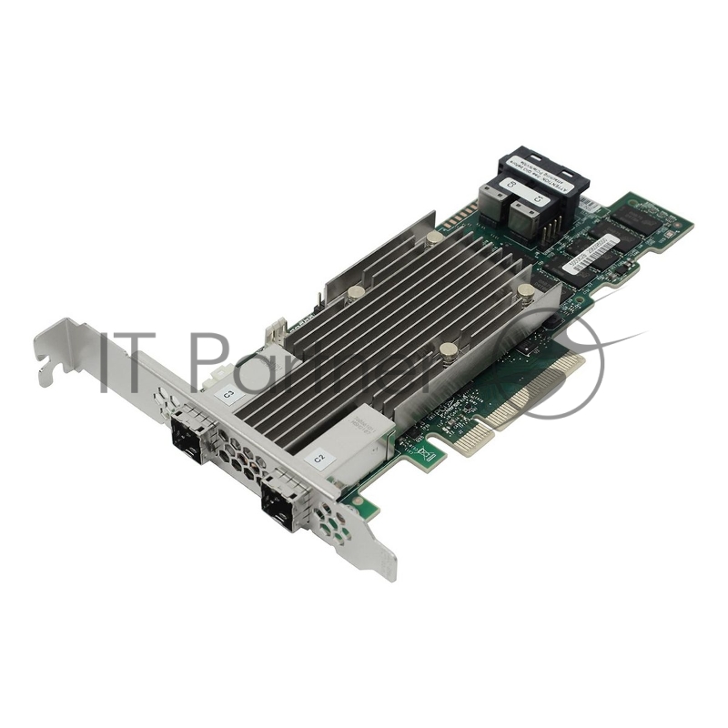 RAID-контроллер Broadcom MegaRAID 9480-8I8e SGL (05-50031-00 / 03-50031-15010) PCIe 3.1 x8 LP, SAS/SATA/NVMe, RAID 0,1,5,6,10,50,60, 16port(2 * int SFF8643 + 2 * ext SFF8644), 4GB Cache, 3516ROC RTL 5 , (003624)