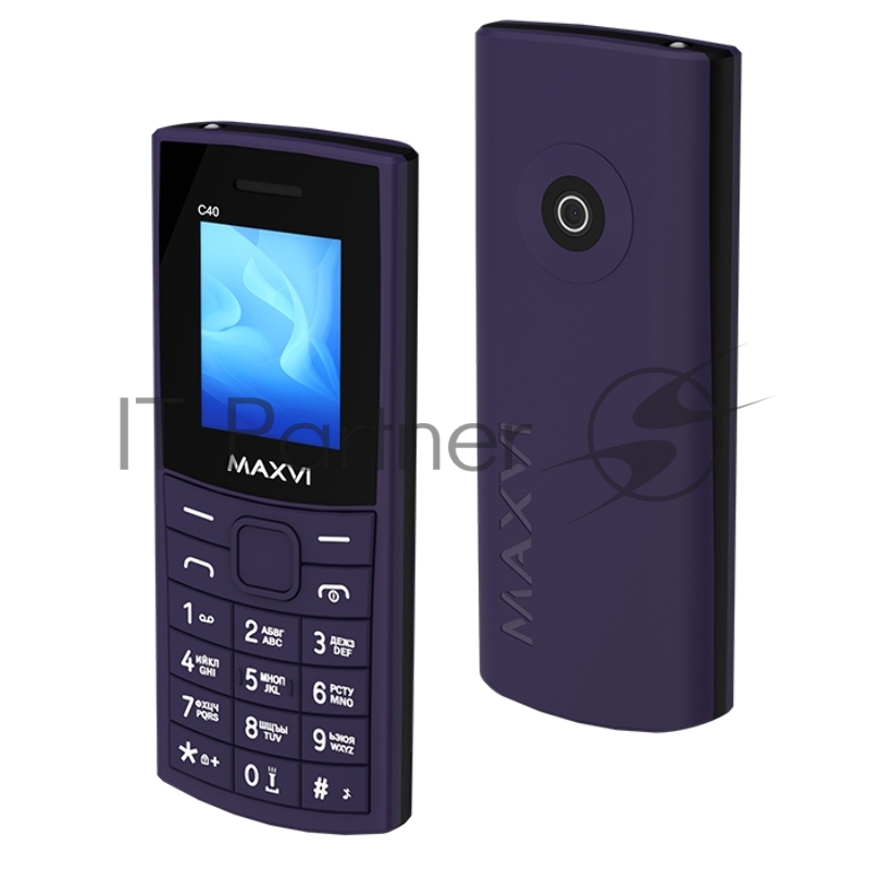 Мобильный телефон Maxvi C40 фиолетовый