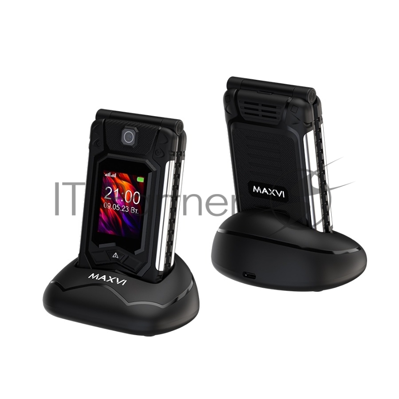Мобильный телефон Maxvi E10ds черный